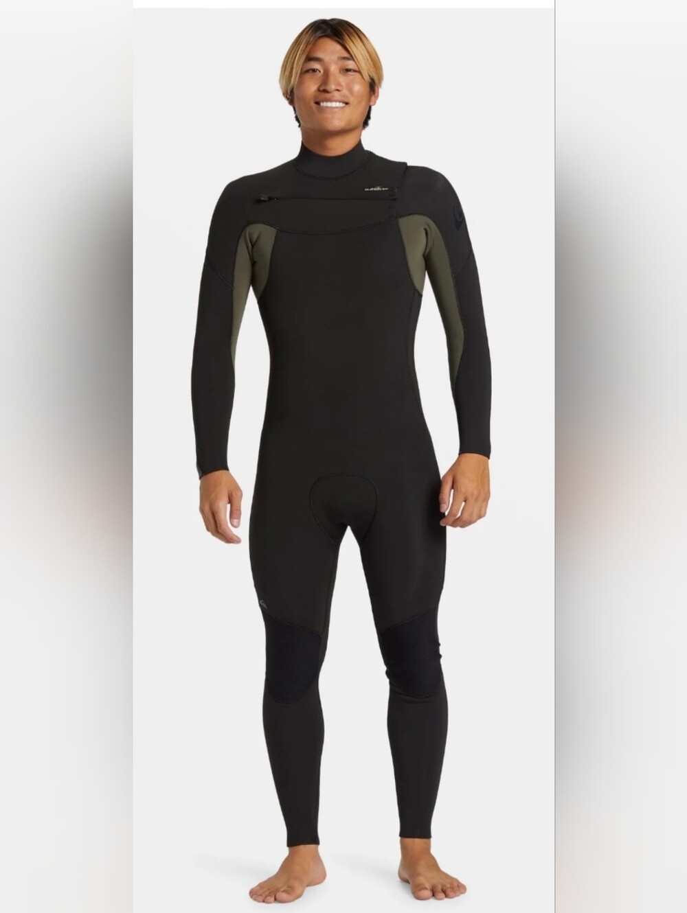 Quicksilver FIRE! NWT! Everyday Sessions 3/2MM Chest Zip Wetsuit. Sz Sm. R2S!